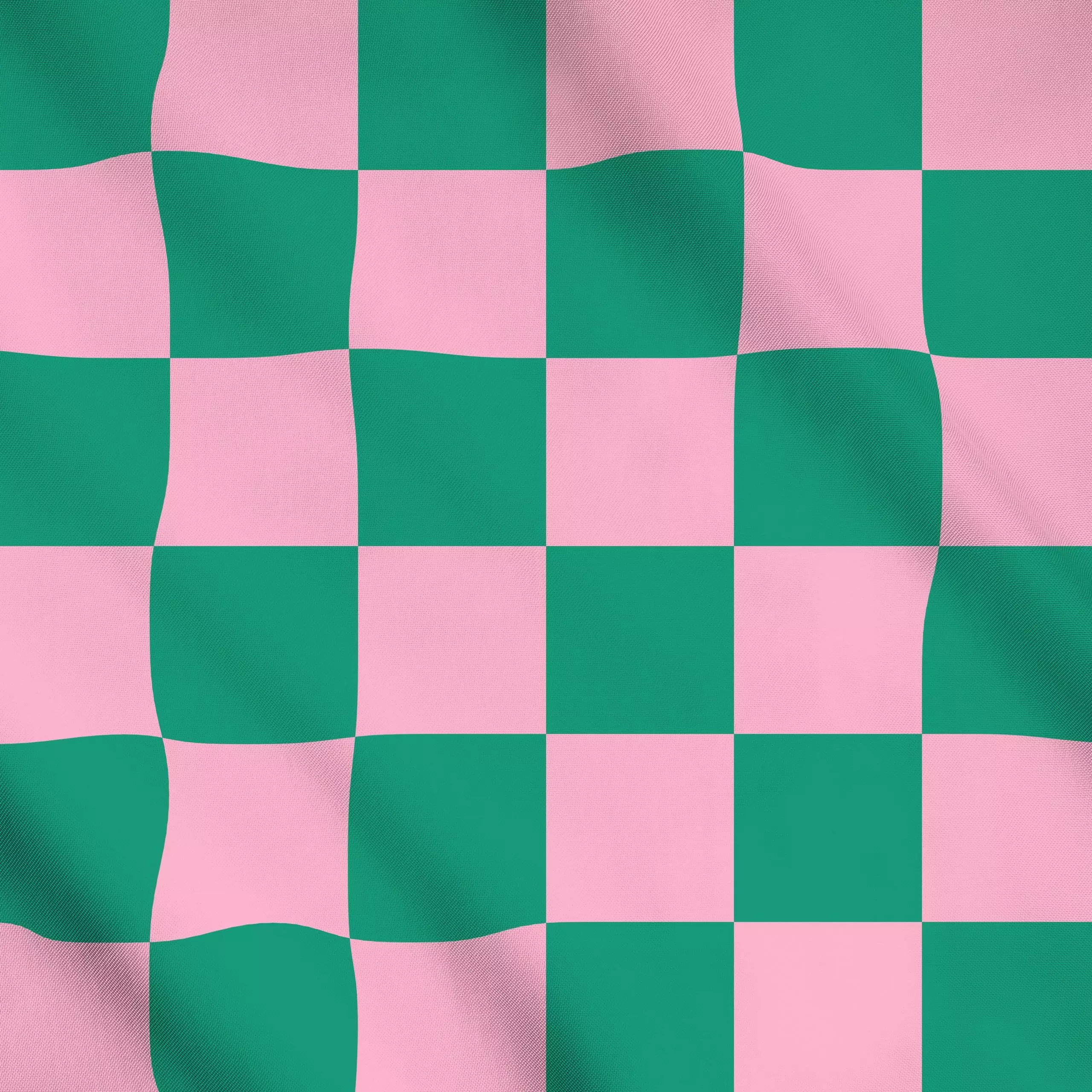 Meterware Checks Green Pink, gemustert, Sommer, von textilwerk