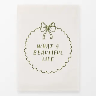 Geschirrtücher What a beautiful life