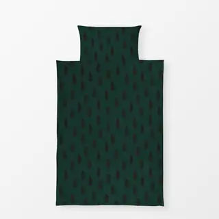Bettwäsche Mistletoe Tanne Grün Schwarz