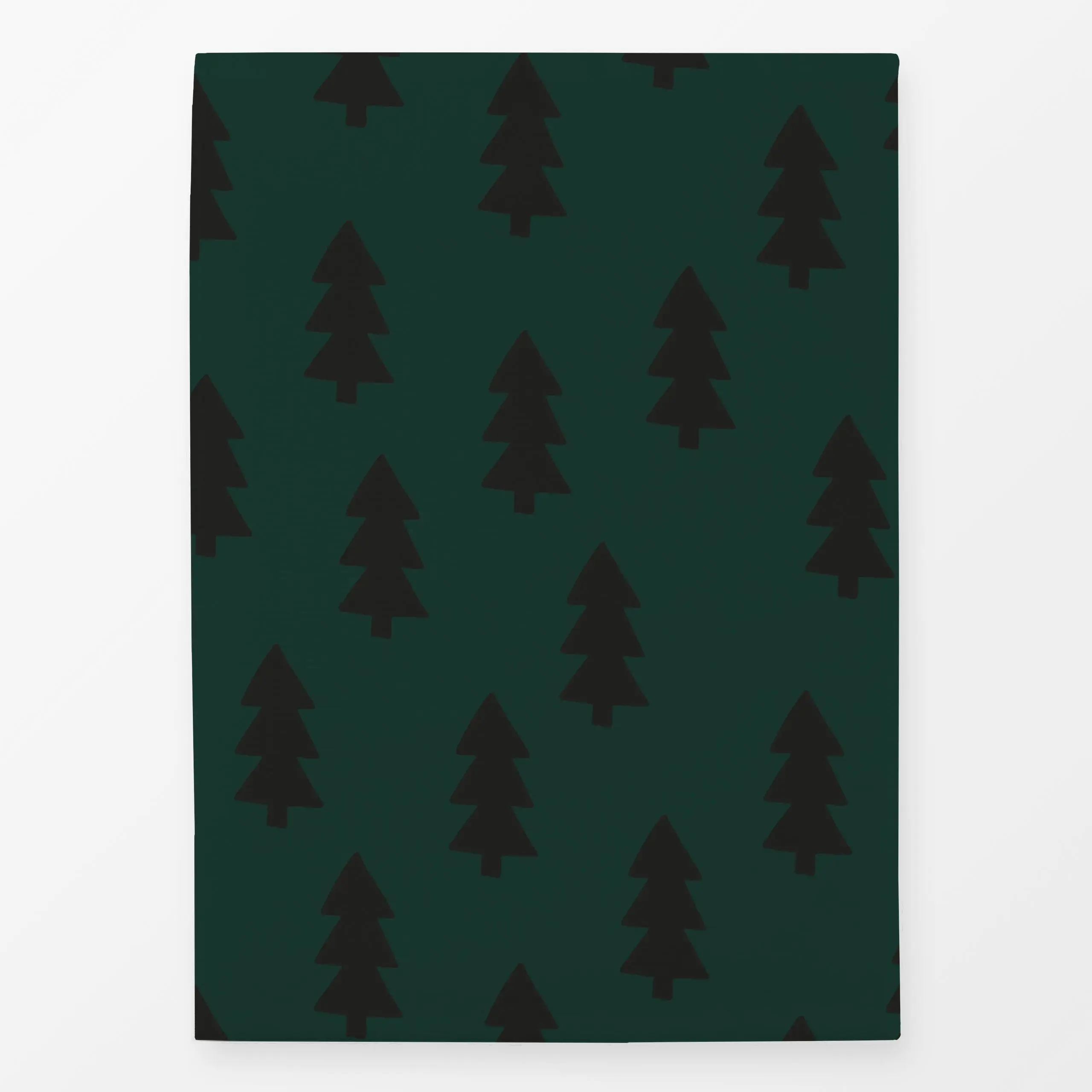 Geschirrtücher Mistletoe Tanne Grün Schwarz - Natur & Landschaft, Weihnachten, Winter - von „Studio ROSAGRAU"; schwarz, Bäum...