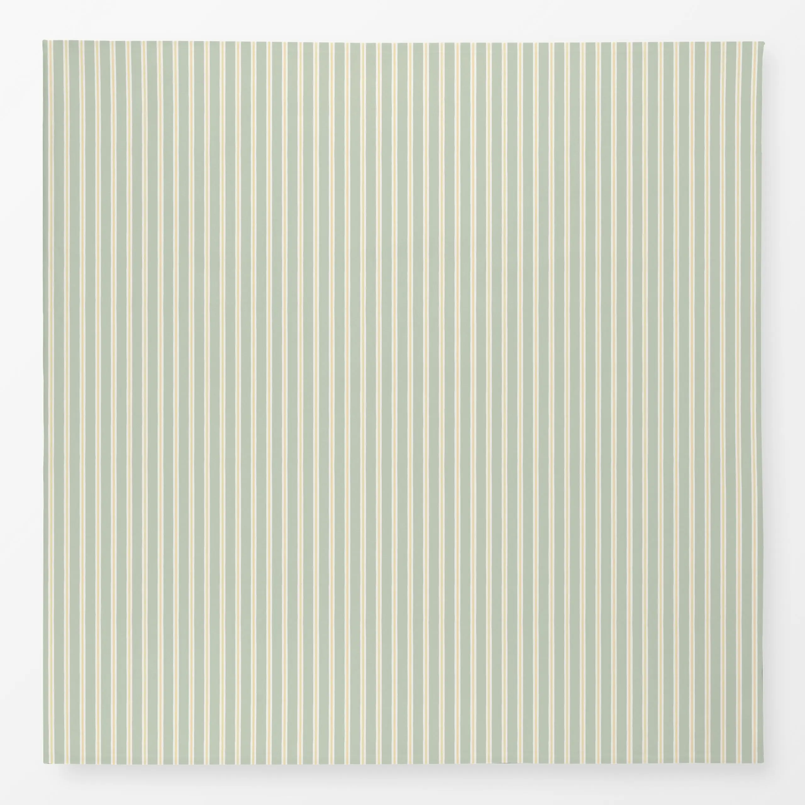 Tischdecke Streifen Mint Gelb, gemustert, von Sophie Augustin Illustration