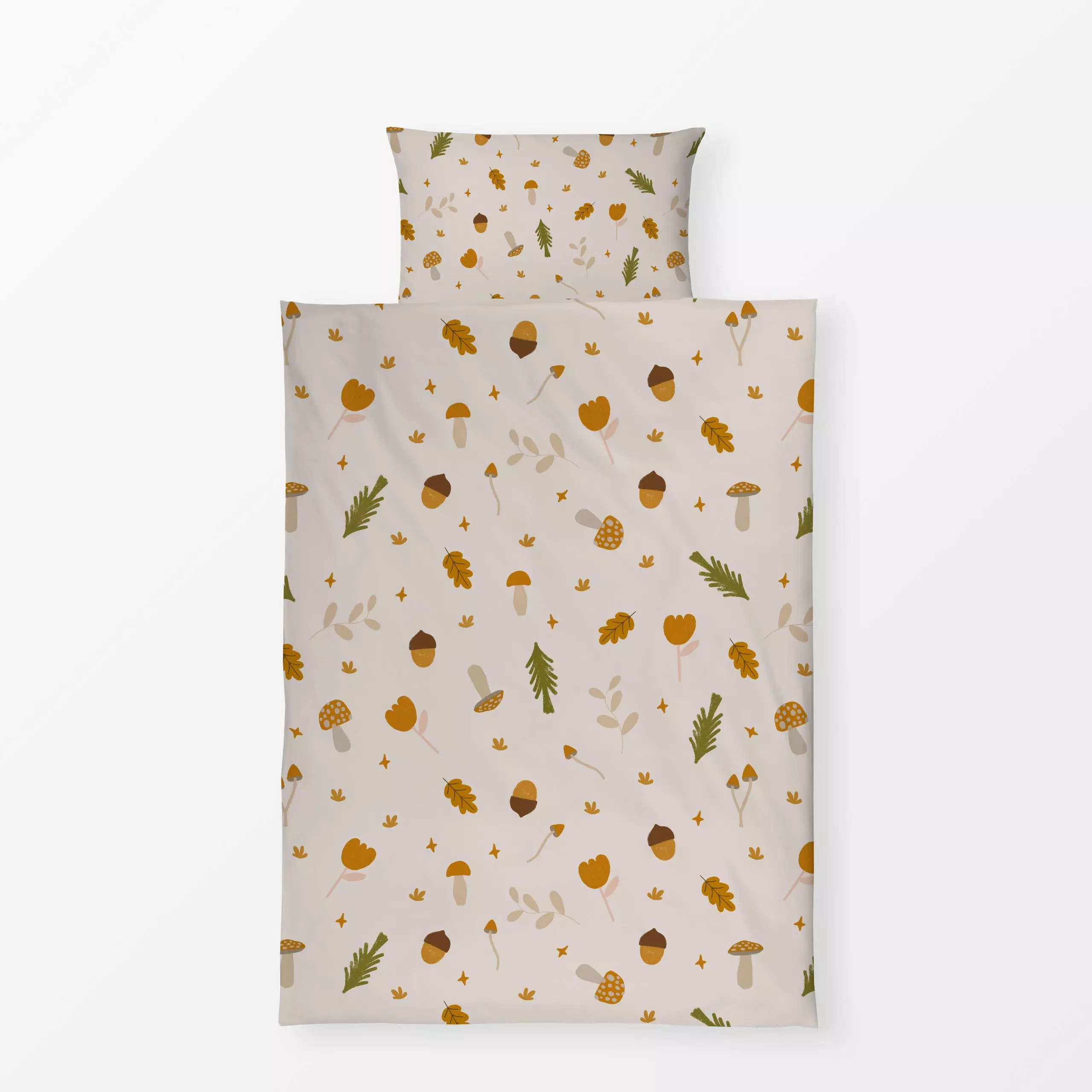 Bettwäsche In die Wildnis - Natur & Landschaft, Pflanzen & Botanik - von „Menina Lisboa "; Bäume, Wildblumen, Wald, Winterwa...