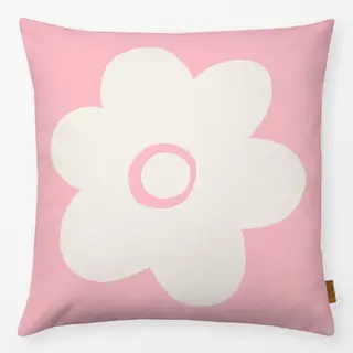 Kissen Große Kirschblüte auf Rosa