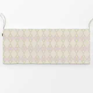 Bankauflage Diamond white pink