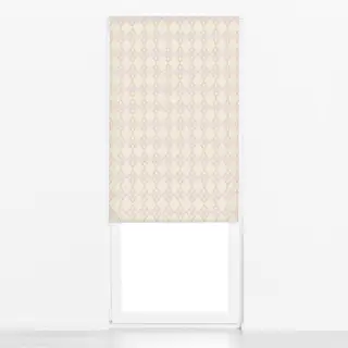 Raffrollo Diamond white pink