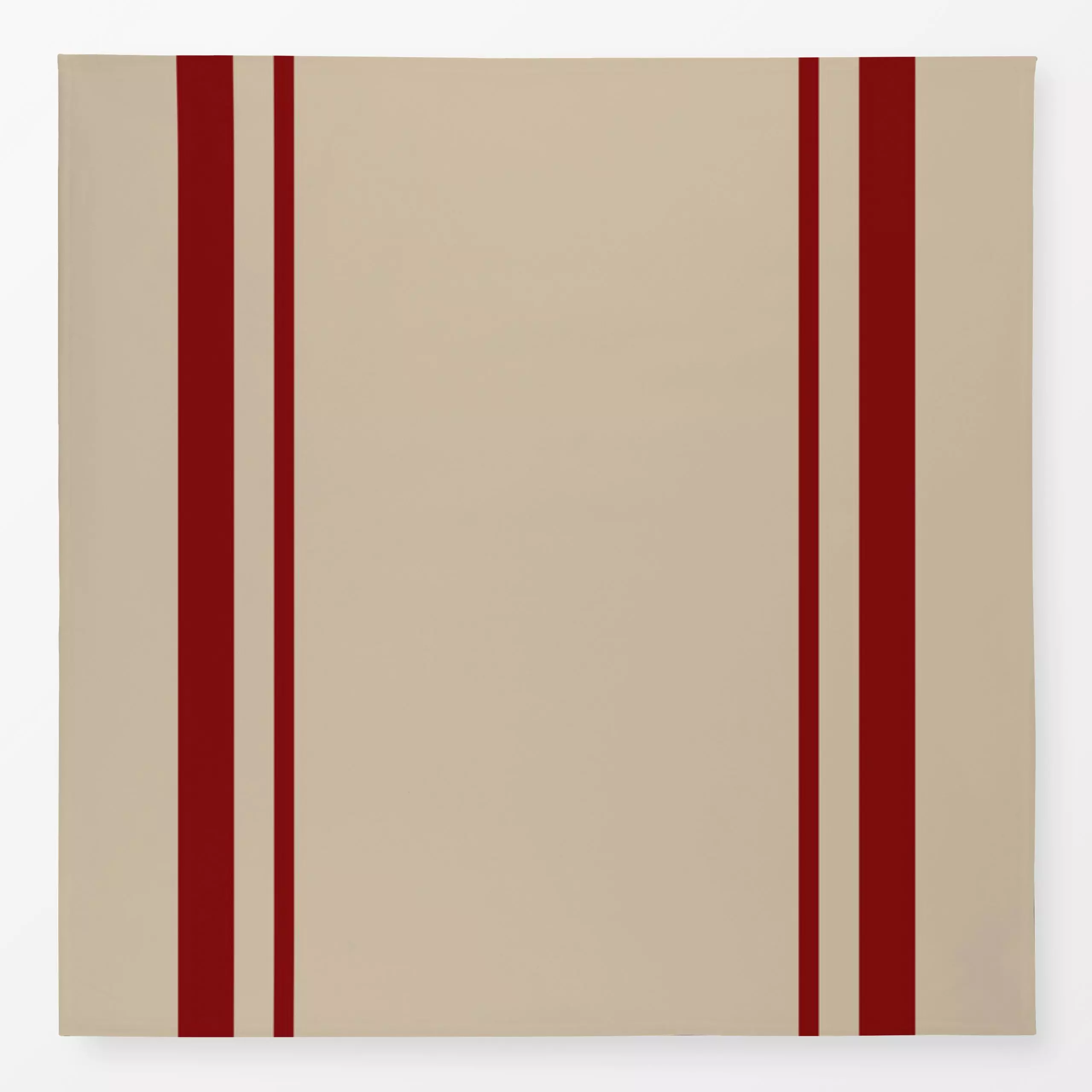 Tischdecke Weihnachts Streifen -Sand Rot - Weihnachten, Winter, Symbole & Muster - von „Uta Naumann"; boho, Streifen, Retro,...