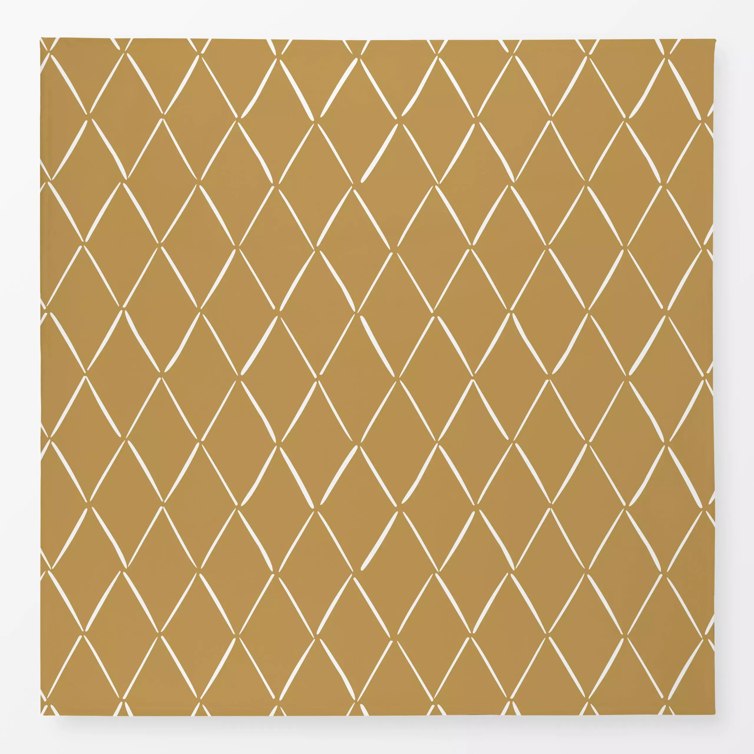 Tischdecke Raute senf - Herbst, Symbole & Muster - von „Katrin Graff"; marrokko, boho, Muster, Herbst, Zimt, Raute, Ethno, h...