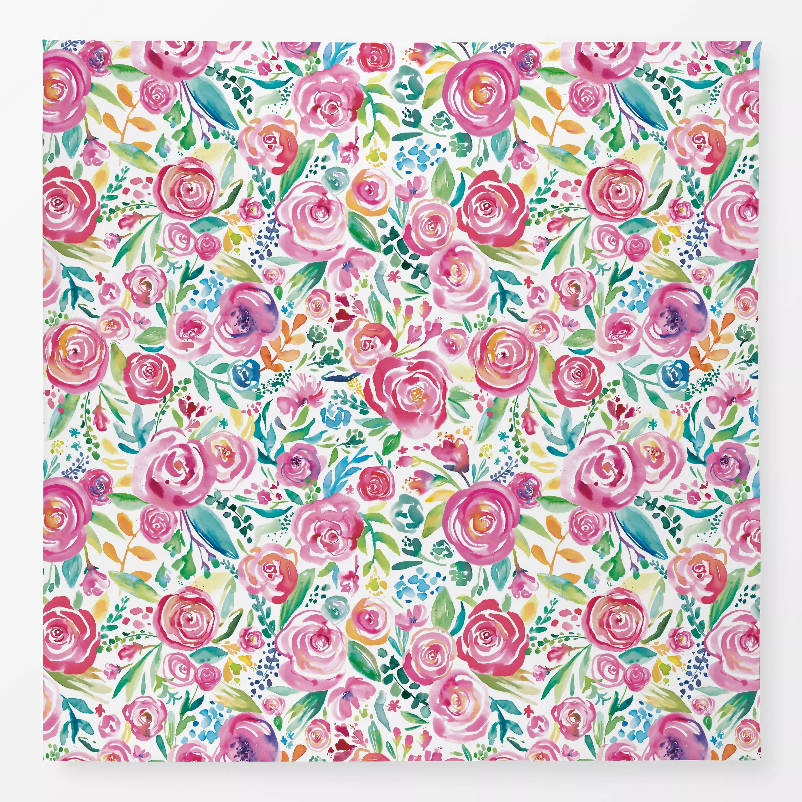 Tischdecke Romantische Rosen Aquarell - Blumen & Florales, Symbole & Muster, Pflanzen & Botanik - von „Ninola Design "; boho...