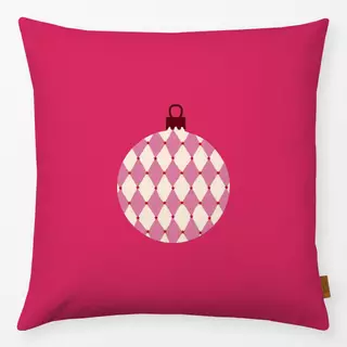 Kissen Weihnachtskugel Raute