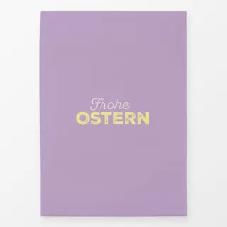 Geschirrtücher Frohe Ostern Typo Lila