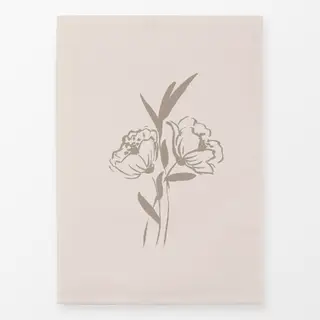 Geschirrtücher Blumenstrauss-BeigeKollektion