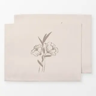 Tischset Blumenstrauss-BeigeKollektion