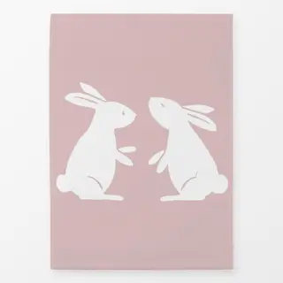 Geschirrtücher Häschen Duo rosa
