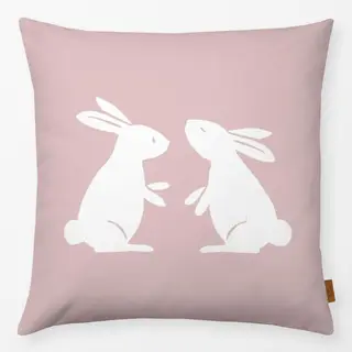 Kissen Häschen Duo rosa