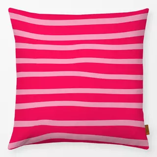 Kissen Pink Stripes Horizontal