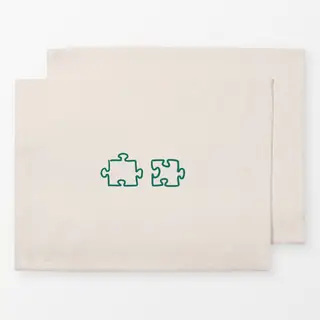Tischset Puzzle Pieces beige