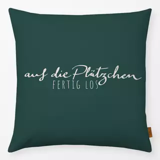 Kissen Plätzchen grün