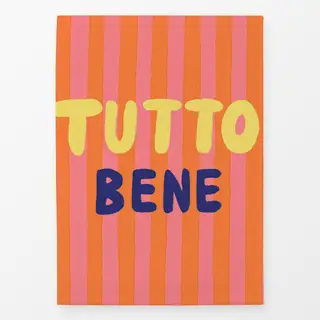 Geschirrtücher Tutto Bene orangerosa Streifen