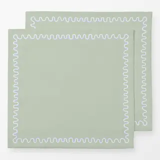 Servietten Welle Mint