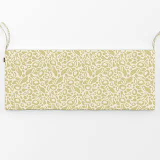 Bankauflage Jaguar print green