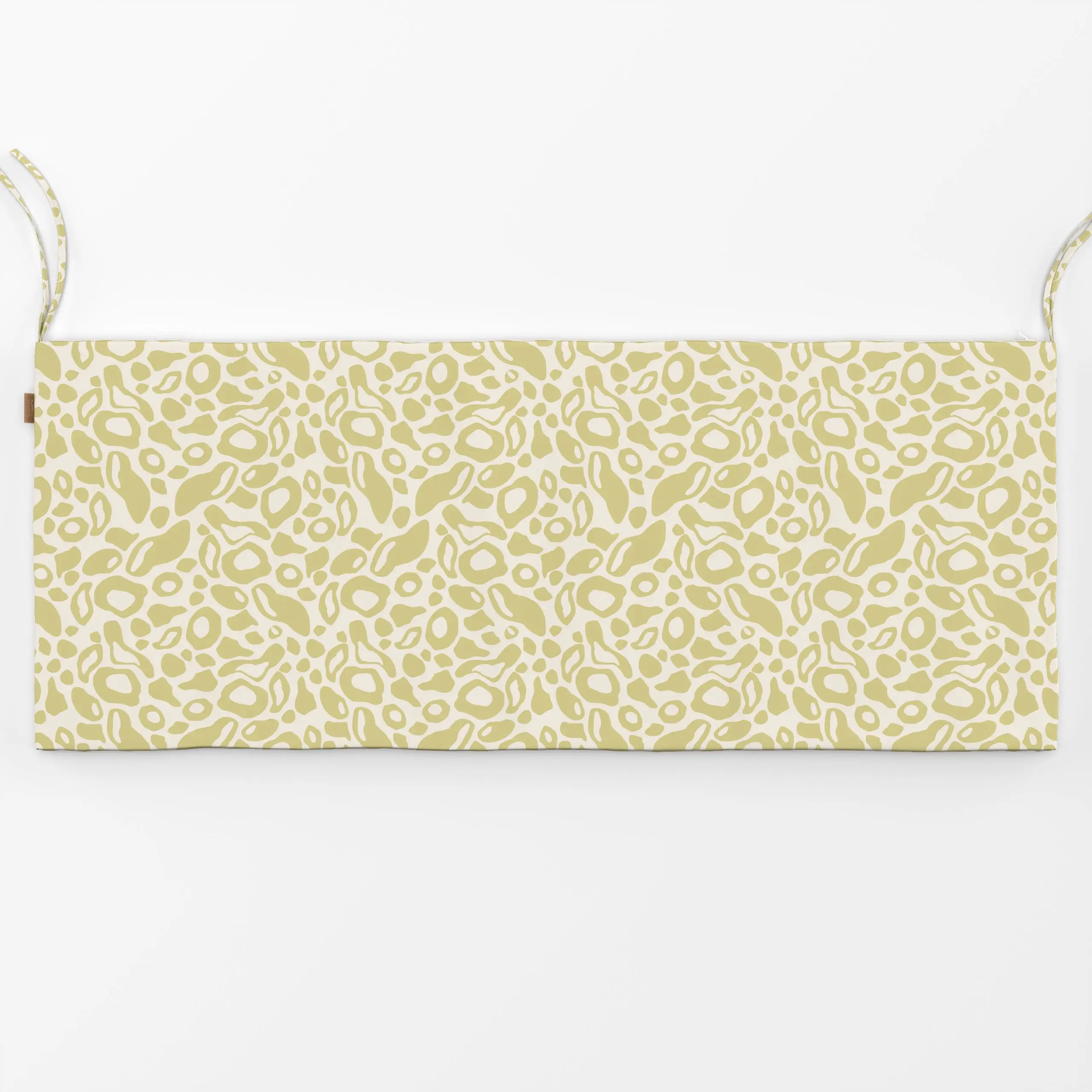 Bankauflage Jaguar print green - Sommer, Tiere, Symbole & Muster - von „Patries Elisabeth"; tropisch, tropical, Jungle, exot...