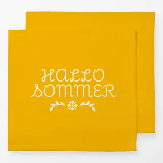 Servietten Hallo Sommer