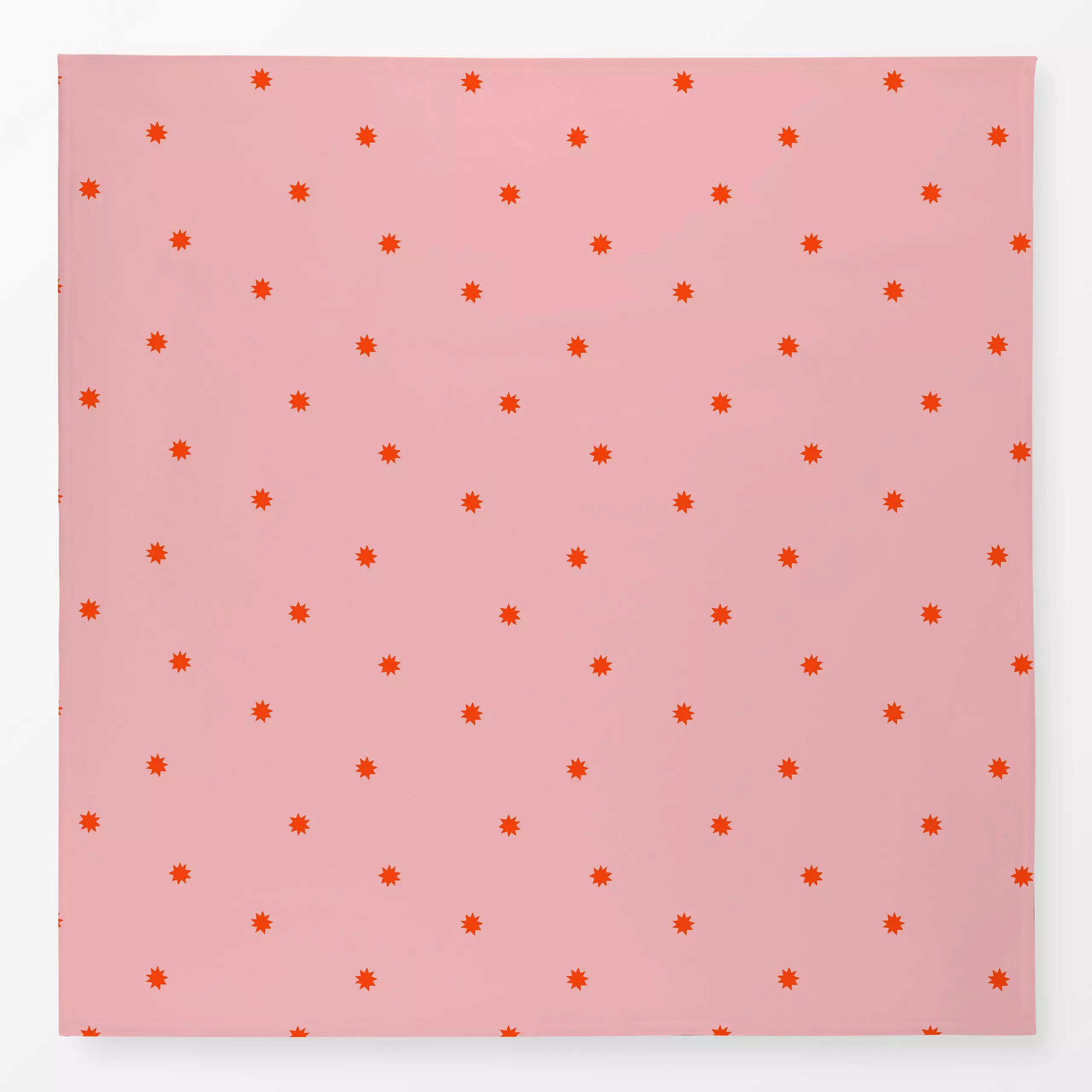 Tischdecke Sterne Rosa & Rot - Symbole & Muster - von „Maren Gross "; Kinder, Merry Christmas, Sterne, Weihnachten, Geschenk...