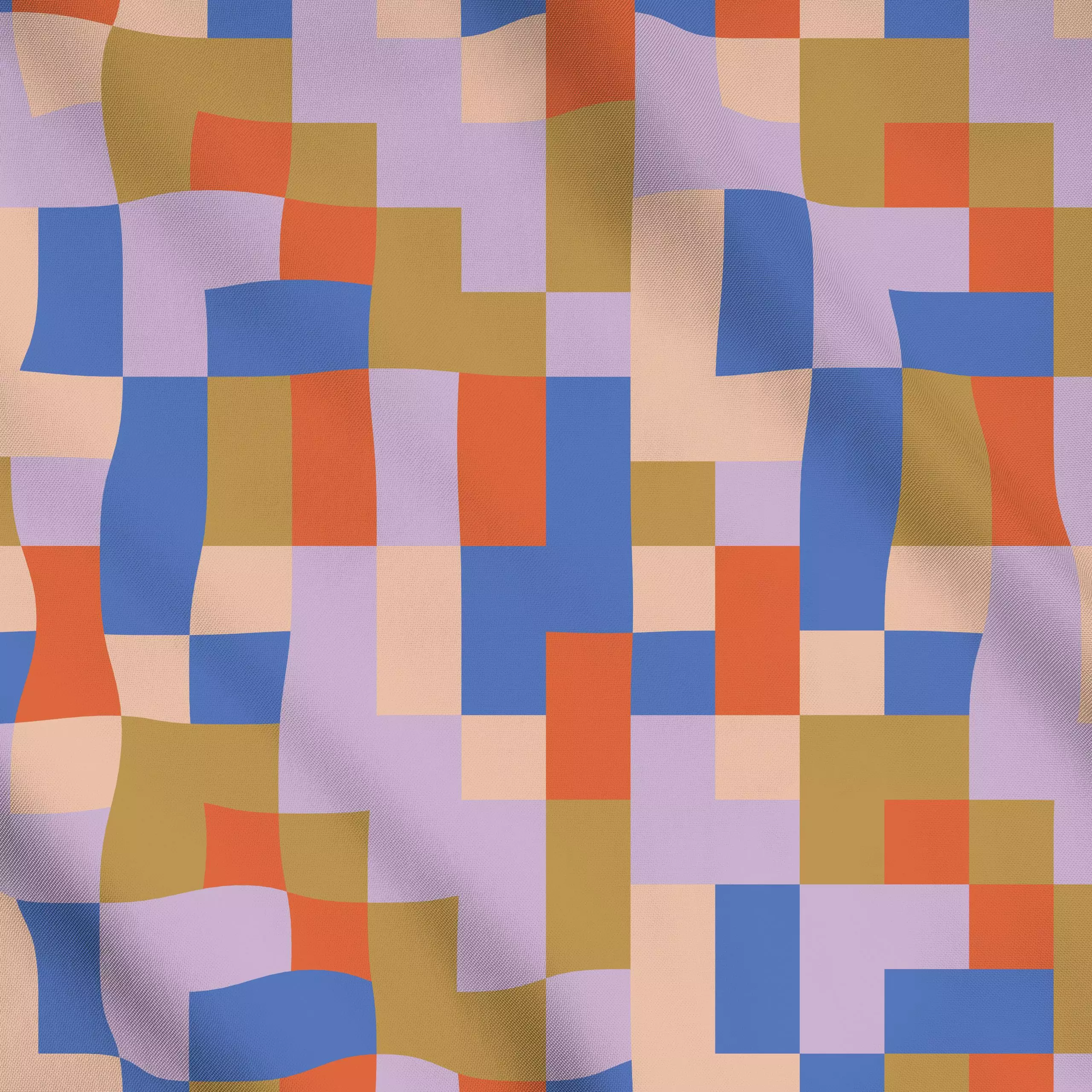 Meterware HAPPY Pixels - Symbole & Muster - von „Julia Schumacher"; abstrakt, graphisch, Kissen, Geometrisch, Happy, juliasc...