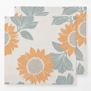 Servietten sonnenblume peach-grune