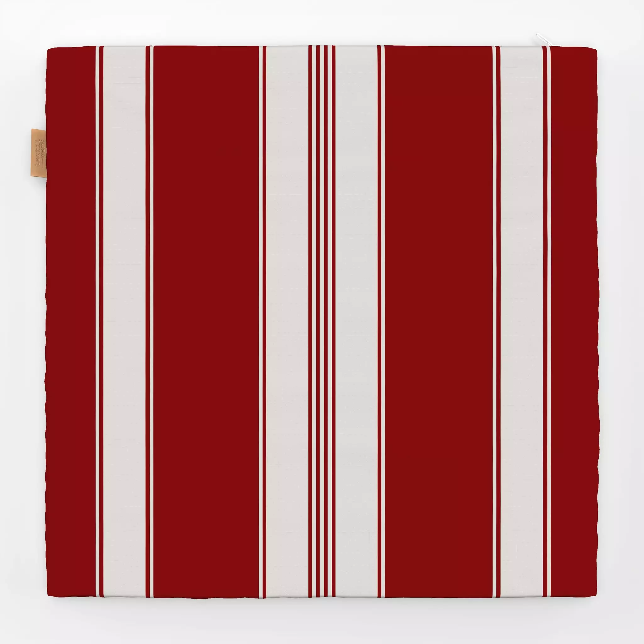 Sitzkissen Weihnachtsstreifen Rot 1 Weihnachtsstreifen Rot 1