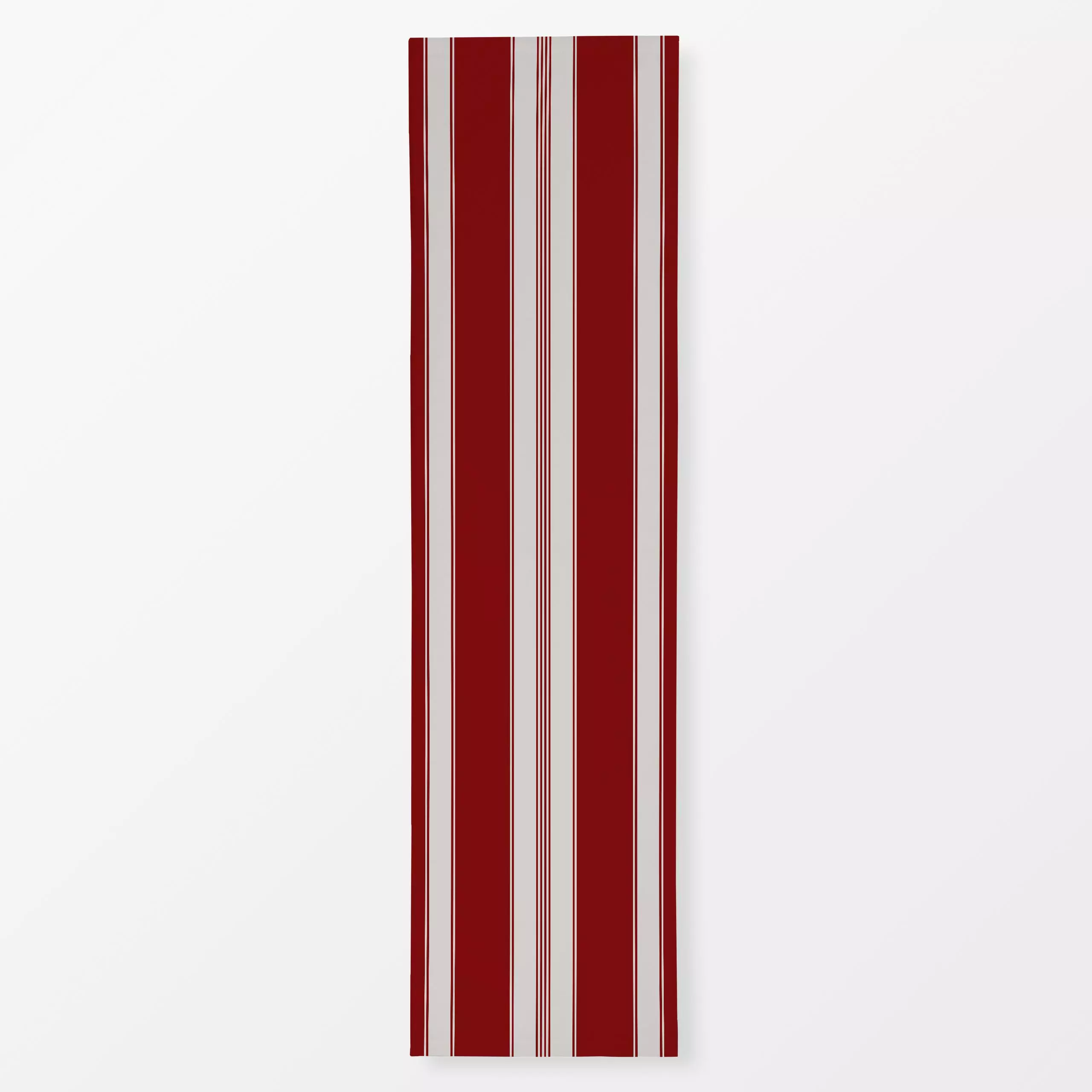 Tischläufer Weihnachtsstreifen Rot 1 - Weihnachten, Winter, Symbole & Muster - von „Uta Naumann"; boho, Streifen, skandinavi...