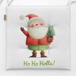 Sitzkissen HO HO HOLLA - Santa