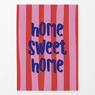 Geschirrtücher home sweet home rot pink