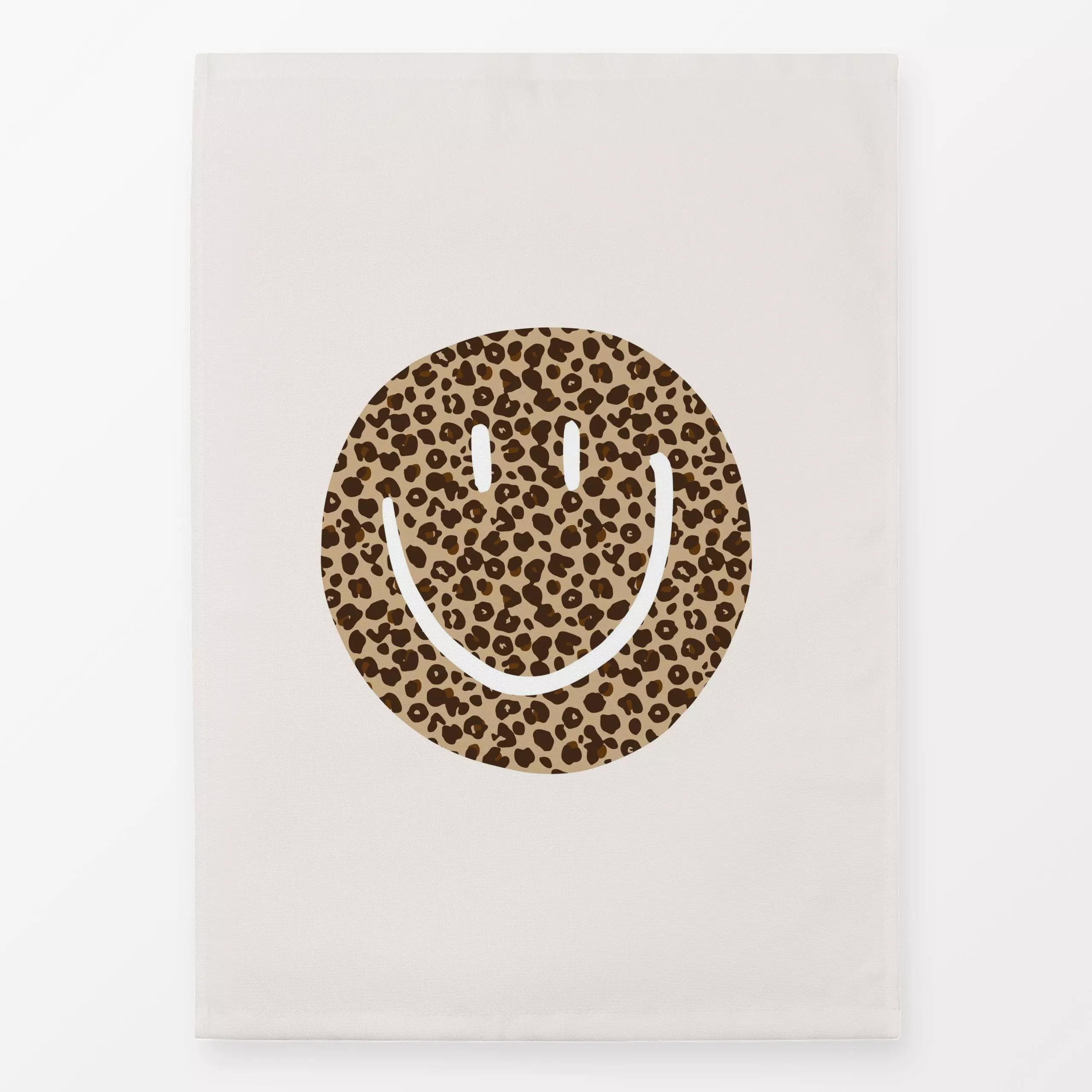 Geschirrtücher Leo Smile Face - Sommer, Symbole & Muster, Anlässe - von „Kruth Design"; Sommerblumen, geschenkidee, Smiley, ...