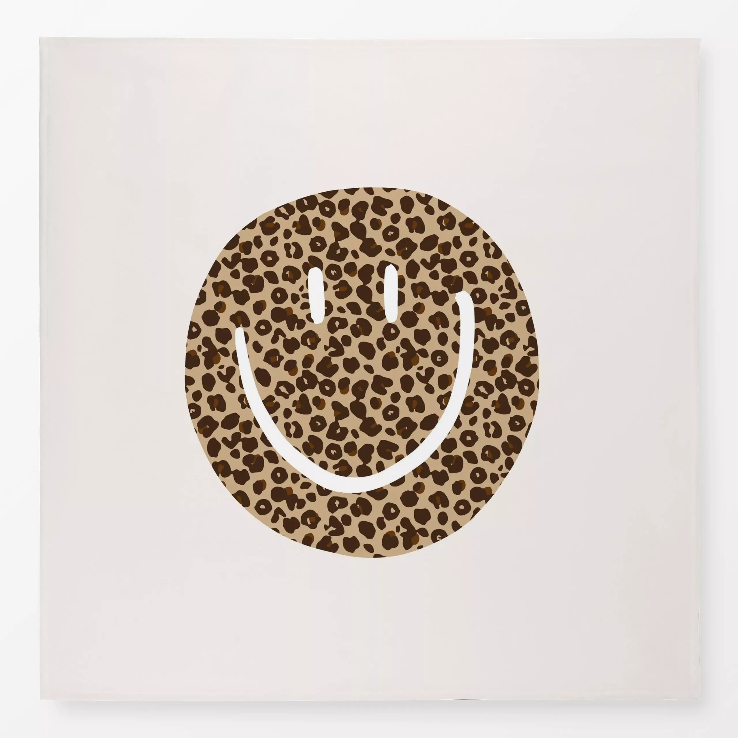 Tischdecke Leo Smile Face - Sommer, Symbole & Muster, Anlässe - von „Kruth Design"; Sommerblumen, geschenkidee, Smiley, krut...