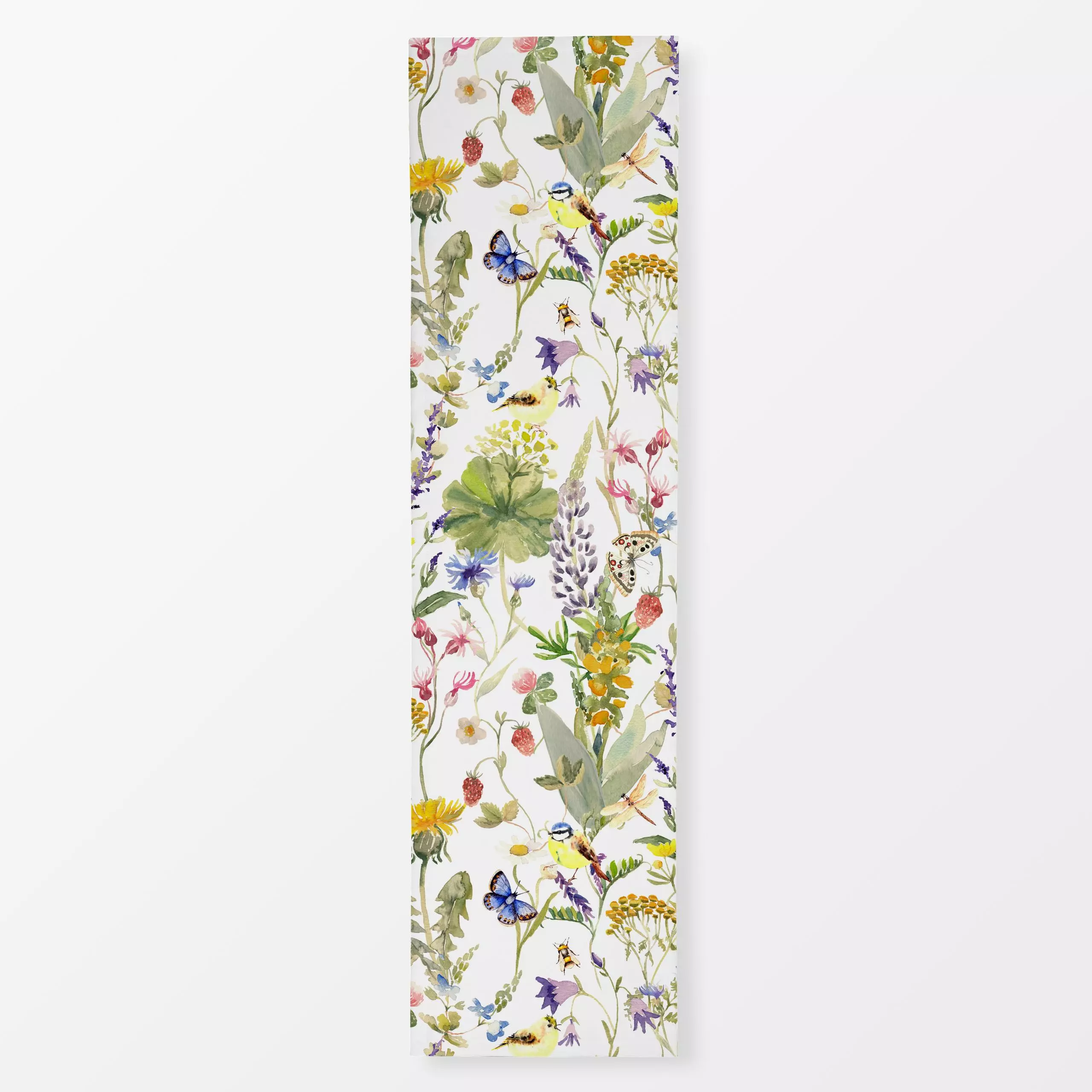 Tischläufer Bunte Wild- und Wiesenblumen - Blumen & Florales, Pflanzen & Botanik - von „Uta Naumann"; Blumen, Wildblumen, In...