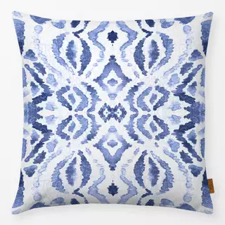Kissen Boho Blue Pattern