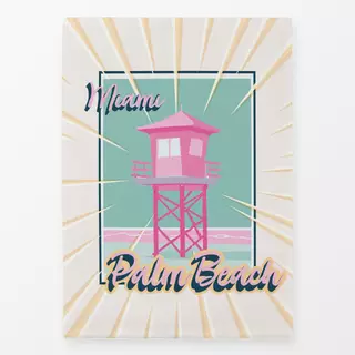 Geschirrtuch Miami Palm Beach