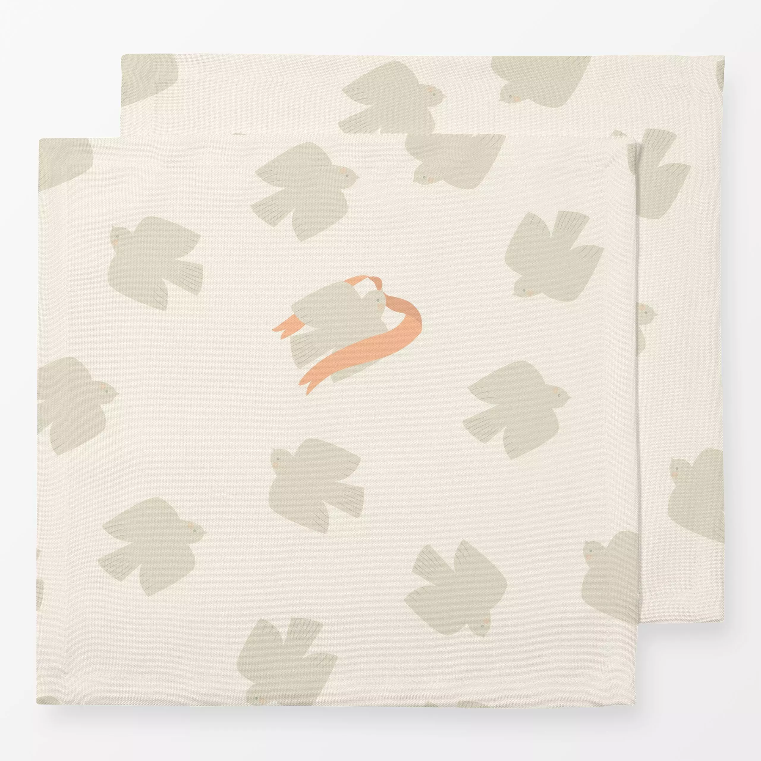 Servietten Birdie - Kinderzimmer & Motive für Kinder, Tiere - von „Anna Petersen"; allover, skandinavisch, Vogel, Kinderzimm...