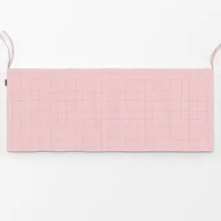 Bankauflage Karierte Wellen Rosa