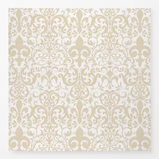 Tischdecke Fleur De Lis Damask Script V