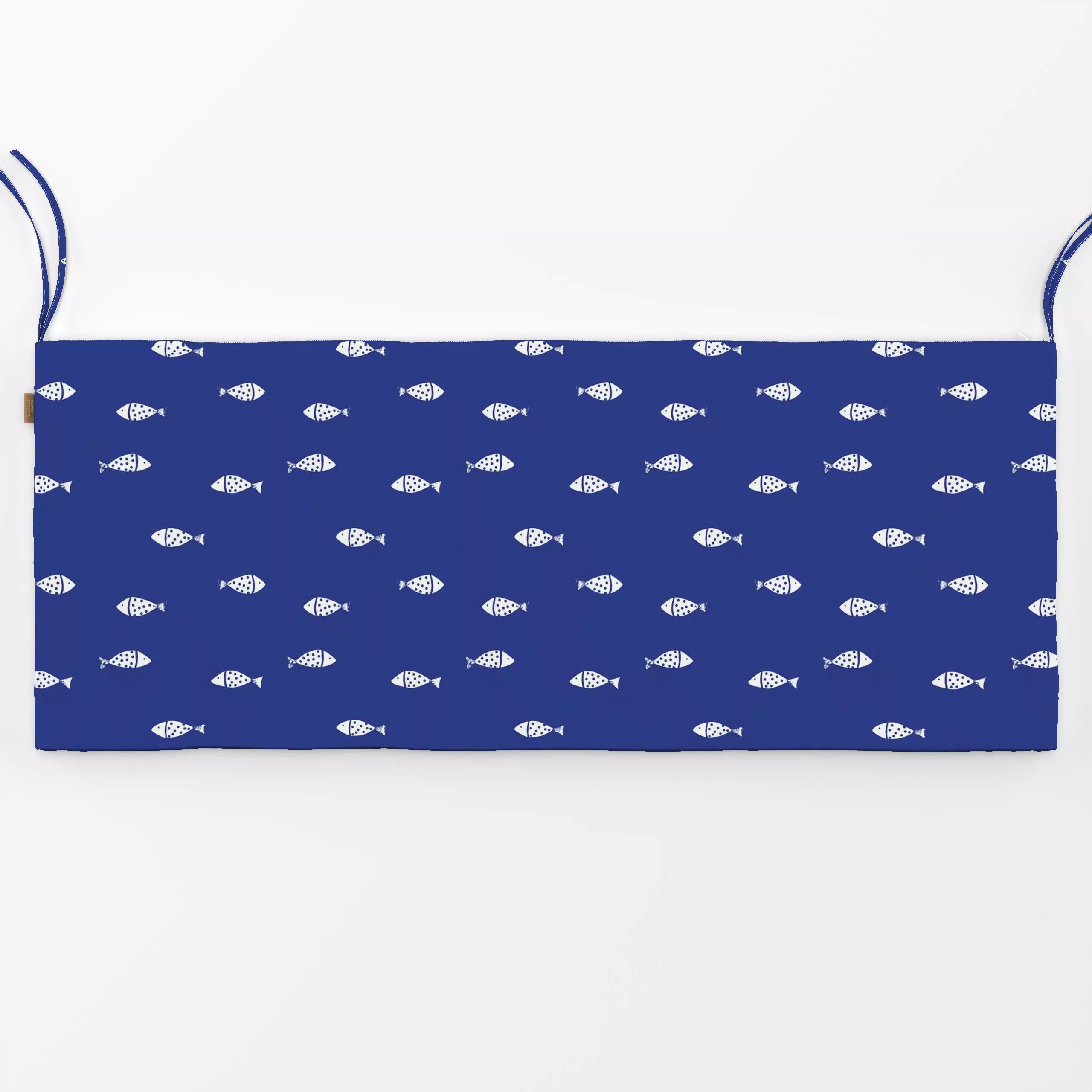 Bankauflage Muster Fische - Tiere, Symbole & Muster - von „Kerstin Ax"; Muster, Wasser, Ozean, Meer, Meerestiere, Fische, Un...