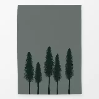 Geschirrtücher Mørkegrøn Skov