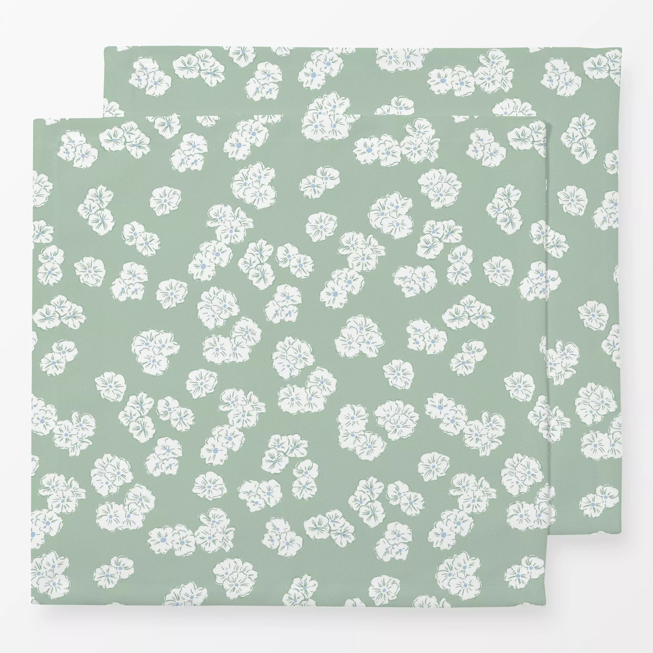 Servietten Frühling Kirschblüten in grün - Blumen & Florales, Frühling, Symbole & Muster - von „Katrin Graff"; Blumen, Oster...