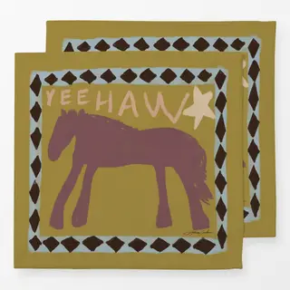 Servietten Yeehaw Horse