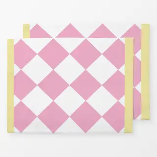 Tischset Framed Checks Upside Down