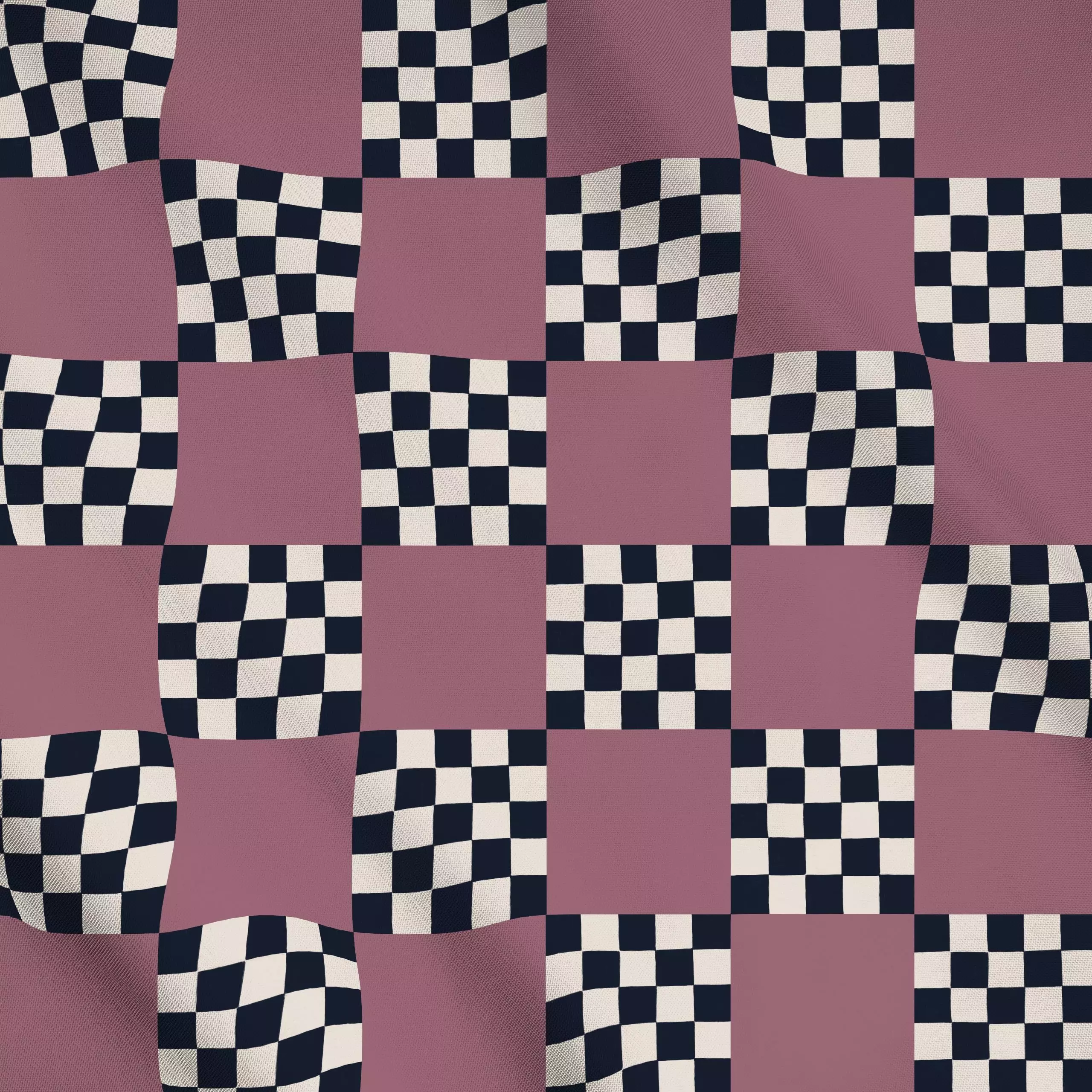 Meterware Fliesen Karo - Symbole & Muster - von „Sophie Augustin Illustration"; modern, Karo, kariert, Schachbrettmuster, co...