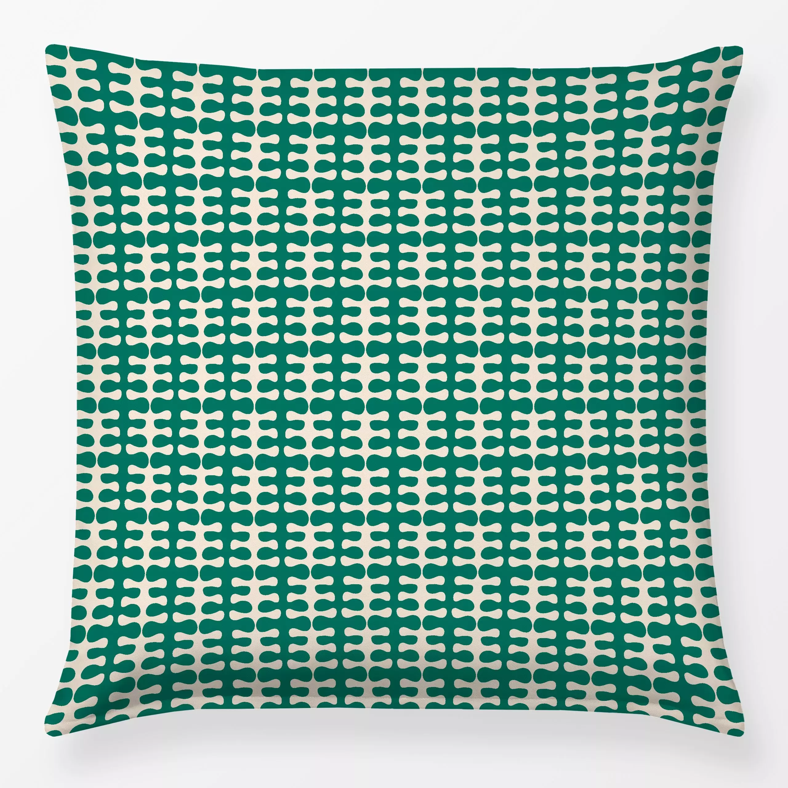 Bettwäsche Retro Waves Green - Herbst, Symbole & Muster, Retro & Vintage - von „Janna Schipper"; Muster, abstrakt, Retro, Ge...