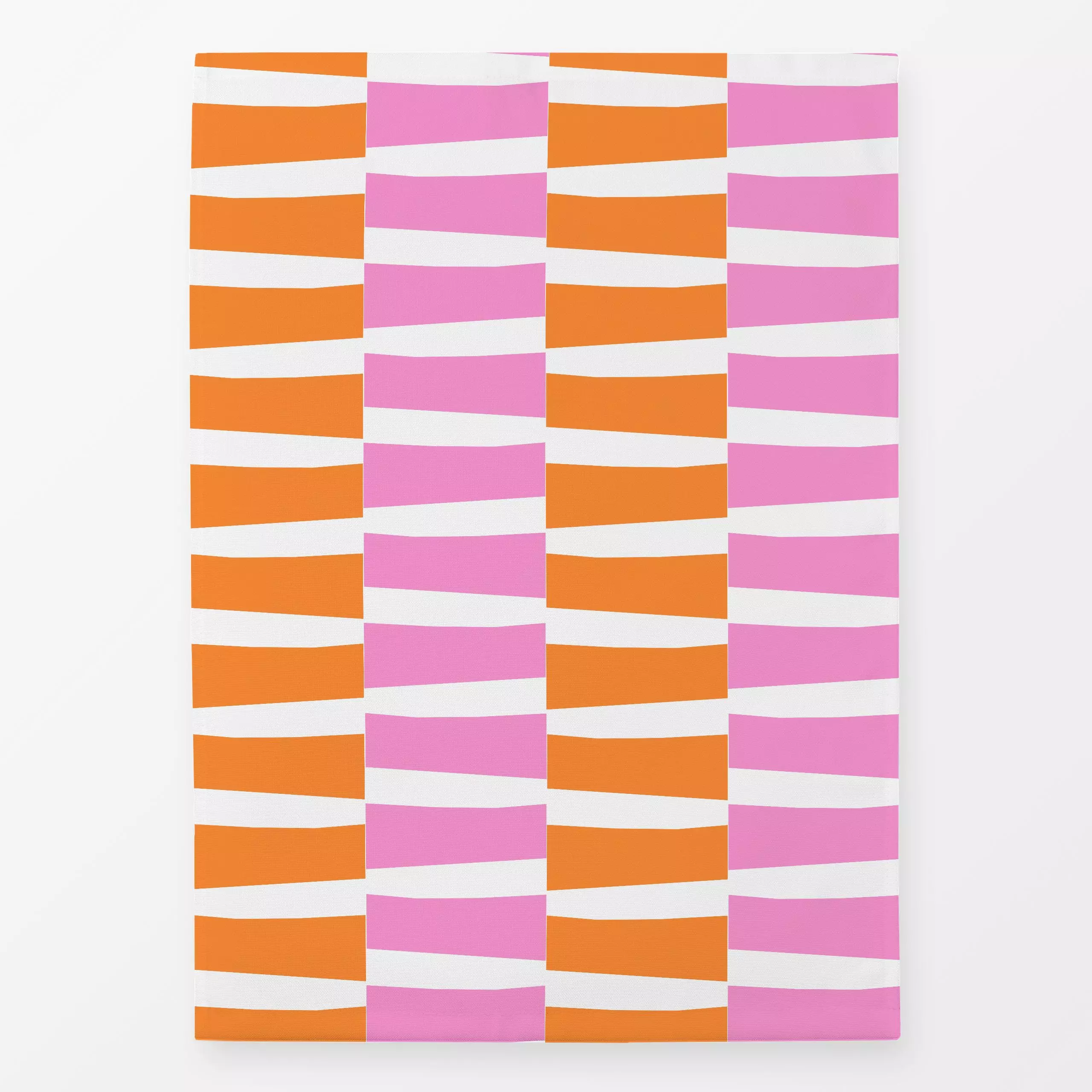 Geschirrtücher Orange & Pink cut out stripes - Symbole & Muster - von „Lisa Jasmin Bauer"; Shapes, Scandianvian, Scandi, col...