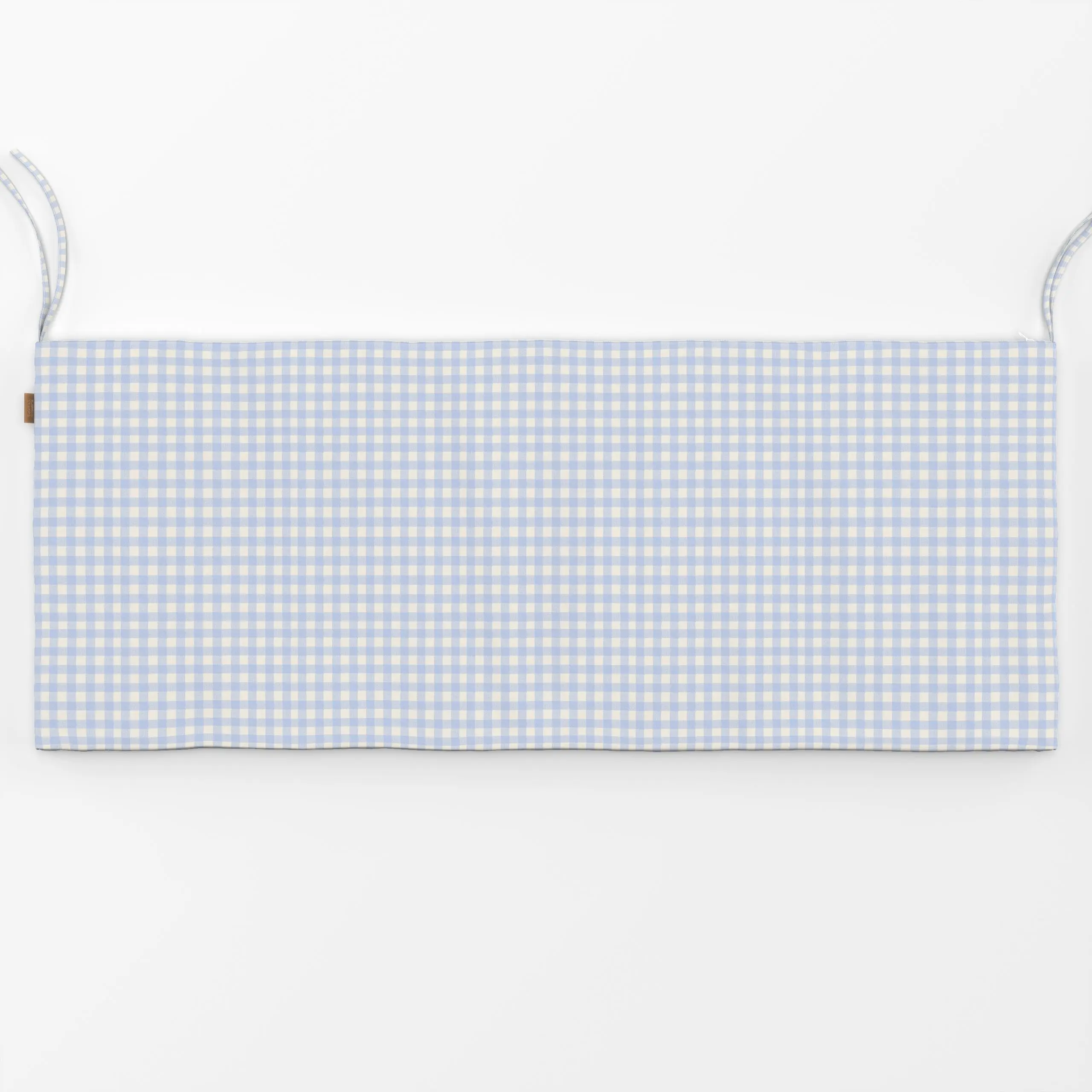 Bankauflage Spring cottage 2 blau - Symbole & Muster - von „Anna Petersen"; Karo, kariert